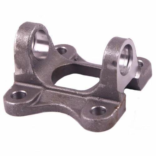 Alloy Steel Cross Holder Flange - Alloy Steel Material, Silver Color | Application for Bearings, Durable Steel Engineering Solution