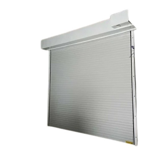 Aluminium Automatic Rolling Shutter - Rust-resistant, Plain Pattern Design | Vertical Opening, Automatic Operation, Various Color Options