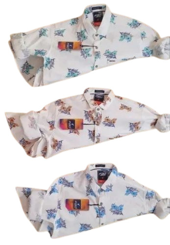 Floral Printed Shirts - Cotton