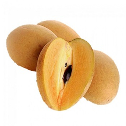 Fresh Sapota - Premium Quality, Juicy Orange Fruit with Natural Sugars, High in Vitamins C and A, Ideal for Smoothies, Round Shape with Edible Seeds, Pleasant Aroma