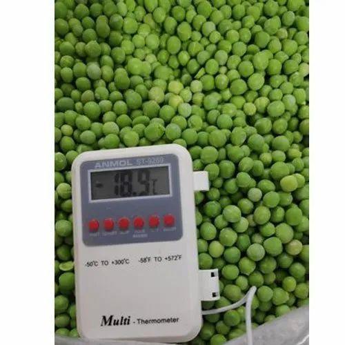 Frozen Green Peas - 200 gm IQF, 100% Pure Quality | Very Good Health Benefits, High Protein, Green Color, Baked Texture