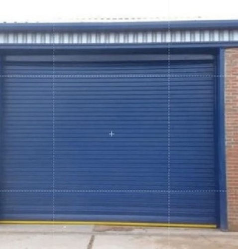 Galvanized Iron Rolling Shutter - Plain Finish, Vertical Opening | New Condition, Tested Quality Standards, Least Maintenance Required, Various Color Options