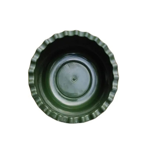 Green Plastic Bowl - Rigid Plastic Material, Lightweight and Portable Design, Breakage Resistant with Non-Slip Base, Easy to Clean