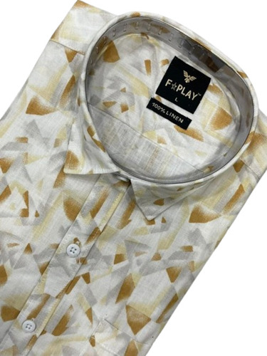 Printed Linen Shirt