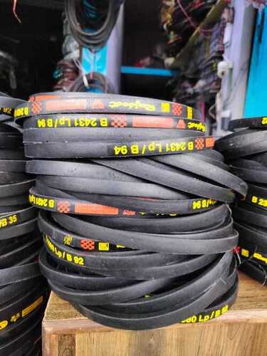 Rubber V Belts - 6mm Thickness 40mm Diameter Round Shape | Regular Black Industrial Rubber Belt 92mm Width