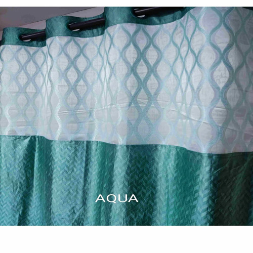 Season Patch Curtain - Silk Material