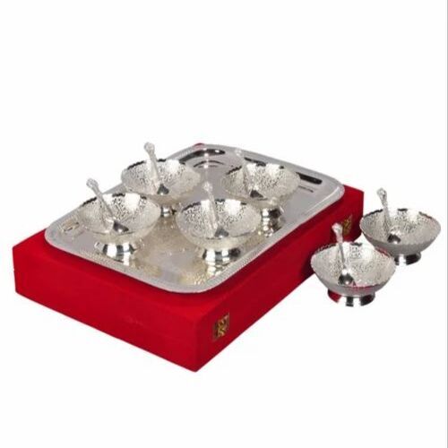 Silver Plated Brass Bowl Set