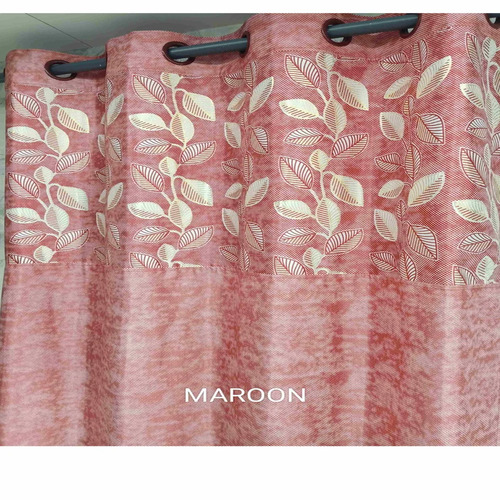 Summer Foil Patch Curtain - Jute Material, 5x4 ft Size, White Color - Premium Quality, Customizable Features