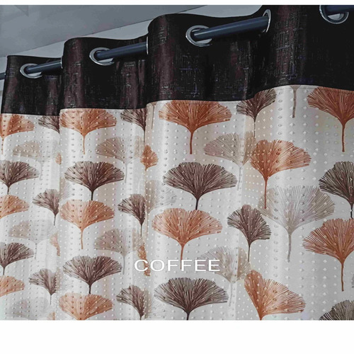 Swiggy Readymade Curtain - Premium Quality Silk, 7 ft Size, Golden Color - Hand Block Printed Design for Elegant Decoration