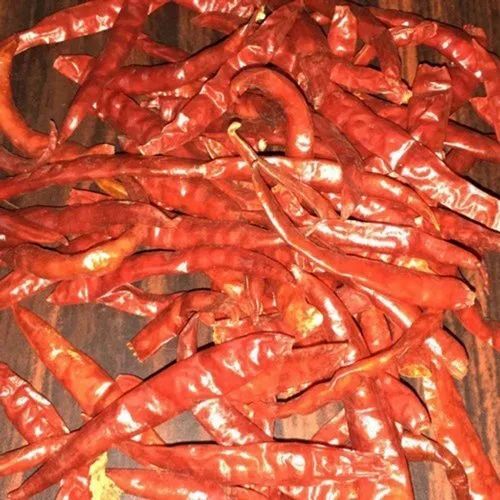 Teja S17 Stemless Dry Red Chilli - Fresh Quality, 100% Pure, Whole Form | Spicy Flavor, Good for Health, 6 Months Shelf Life, Natural Dried