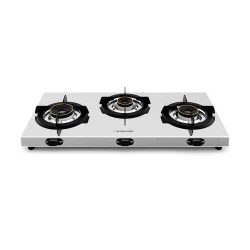 Three Burner Steel Stove - No.Of Burners: 3