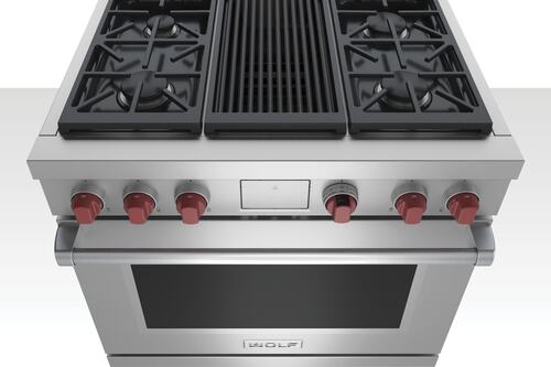 Two Burner Range With Griller - Material: Steel