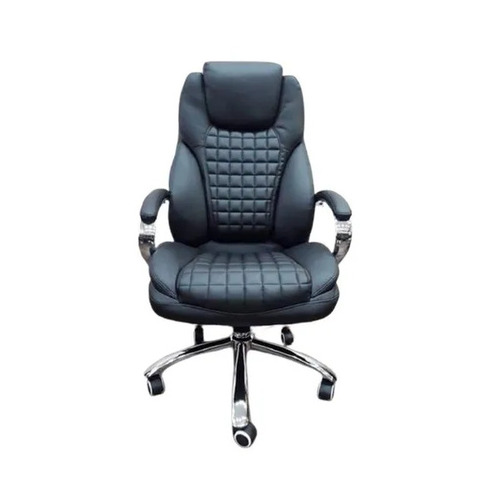 Black High Back Leather Office Chair