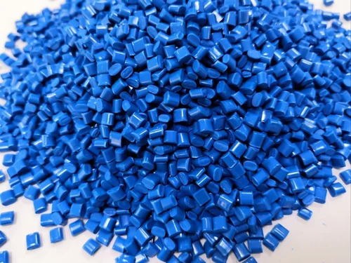 Blue Color Masterbatch - Eco-Friendly Recycled PE Granules for Injection Molding Applications, Highly Pure Quality