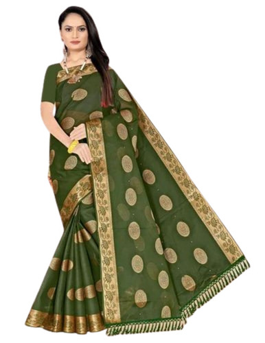 Cotton Embroidery Saree