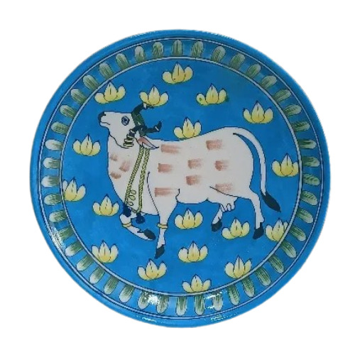 Decorative Wall Plates - Rust Proof Ceramic, Polished Finish with Multicolor Printed Modern Arts | Washable and Scratch Resistant