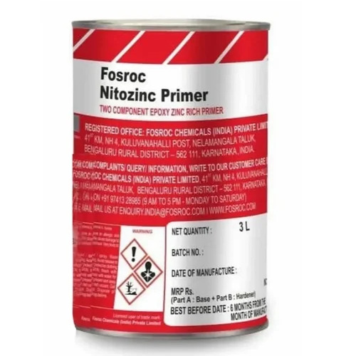 Epoxy Zinc Rich Primer - High Gloss Finish Industrial Use with Smooth Liquid Form
