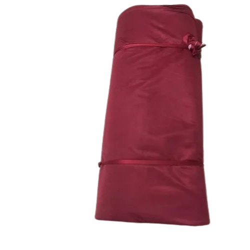 Maroon Long Crush Polyester Curtain Fabric