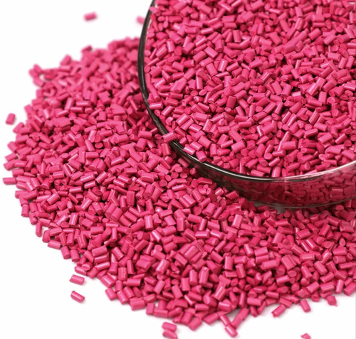 Pink Color Masterbatch - PE Granules | Eco-Friendly, Recycled, Highly Pure for Injection Molding