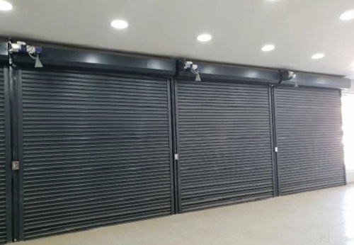 Powder Coated Motorized Rolling Shutters