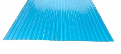 Ppgi Corrugated Roofing Sheet - PPGL, 3 Feet x 1.5 Feet, Blue, 0.50mm Thickness, Cold Rolled, 550 Mpa Tensile Strength | Rectangular, Plain Pattern