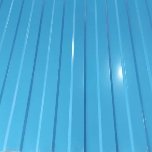Steel Side Liner Profile - Hot Rolled, Polished Finish, 40mm Rectangular Size, Blue Color, Plain Steel Pattern, New Condition