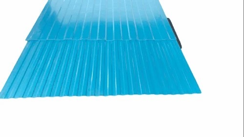 Tata Profile Sheet - Galvanised Iron, 12x3 Foot, Color Coated Blue, 0.50 mm Thickness, Cold Rolled Technique