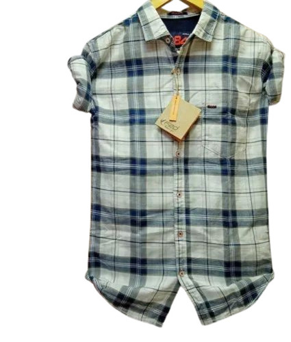 Twill Check Shirt - Cotton, Slim Fit, Multicolor | Light Weight, Breathable, Washable, Full Sleeves, Classic Collar for Adults, Suitable for Summer and Winter