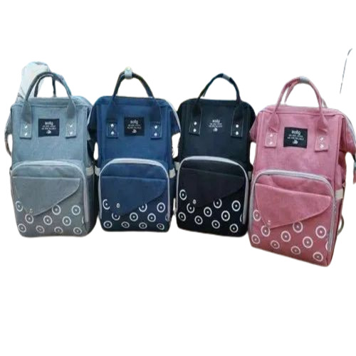 Backpack Baby Bag - Good Condition, Premium Quality, Optimum Design in Black | Attractive Multicolor Features, Customizable Size for Baby Items