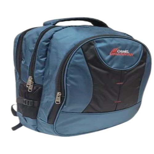 Boys School Bag - Matty Material, Premium Grade, Optimum Quality, Blue Color | Unisex Design, Customized Size Options, Plain Pattern