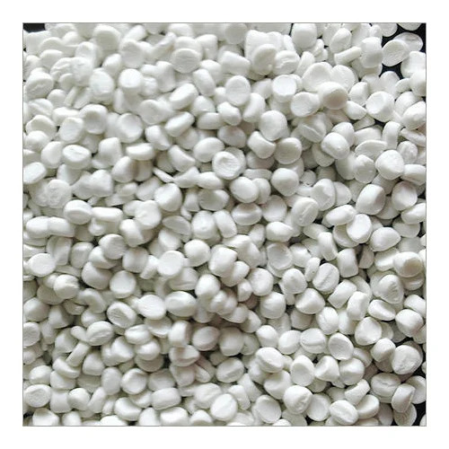 Calcide Filler Masterbatches - Recycled Eco-friendly Granules, Highly Pure White Color For Injection Molding