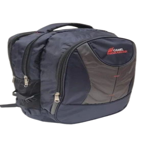 Canvas School Bags - Matty Material, Premium Grade , Attractive Design for College Usage - Customizable Size, Unisex Plain Black Color