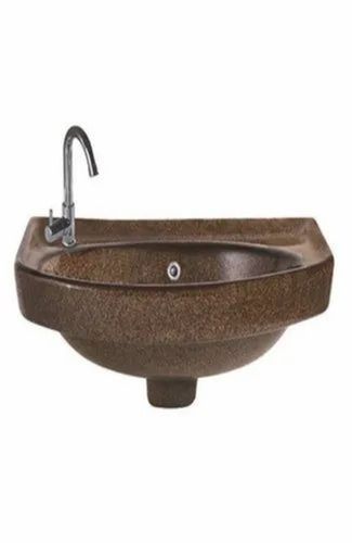 Ceramic Wash Basin - Color: Brown