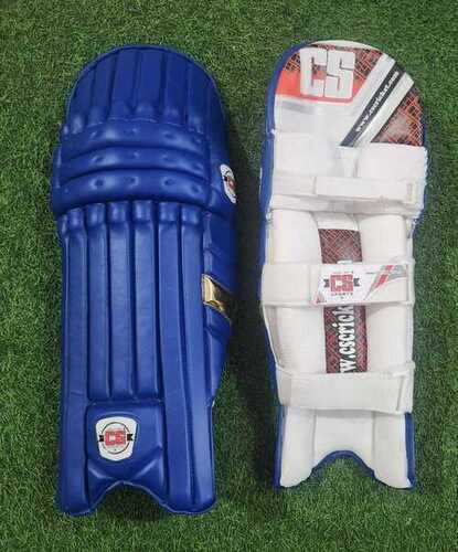 Cricket Batting Pad - 100% Nylon, Size L, Blue | Unisex Design, Plain and Printed Options, Suitable for Adults