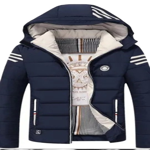 Designer Winter Jacket - Other Tpu, Xl Size, Blue Color | Breathable, Washable, No Fade, Double Pockets, Full Sleeves Hoodies