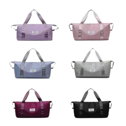 Expandable Travel Bag - Polyester Material, 4 kg Capacity, Purple Color | Customized Size, Adjustable for Travel Convenience