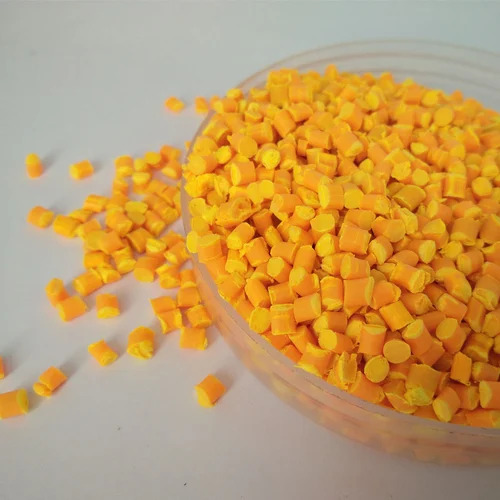 Fluorescent Hdpe Masterbatches - Highly Purified Yellow Granules | Eco-friendly, Recycled Material For Injection Molding