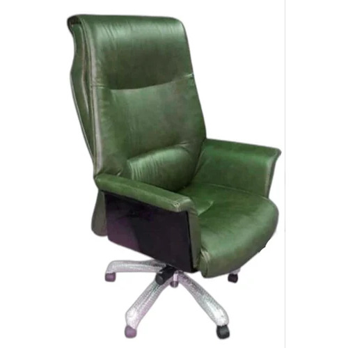 Green Leather Office Chair