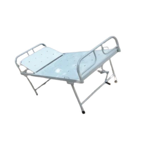 ICU Hospital Fowler Bed - Mild Steel Frame, Foldable and Portable, White Color, New Condition 