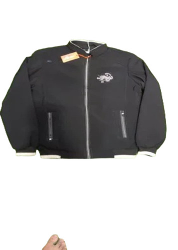 Men Designer Jacket - Premium Polyester, Size L, Black | Double Pockets, Full Sleeves, Washable, Breathable, Normal Warmth, Hoodies