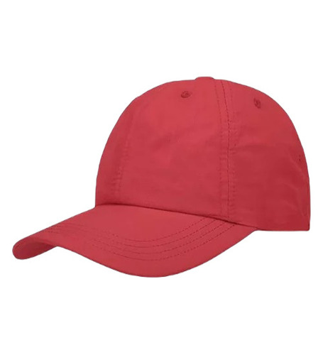 Men Red Promotional Cap - Cotton Material, Free Size, Red Color | Sporty Design, Attractive Look, Ideal for Casual and Sports Wear