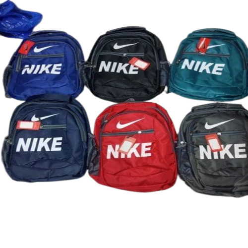 Polyester School Bag - Premium Quality, Multicolor Design for College Use | Optimum Durability, Plain Pattern, Customizable Size