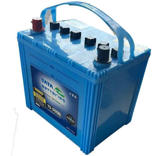Tractor Batteries - Plastic, Standard Size, Blue Color | Shock & Heat Resistant, Long-Life, Portable, Easy to Install, Vibration Free