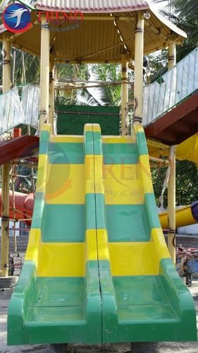 Water Park Kid Multilane Slide