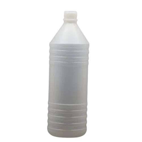 1000 Ml Hdpe Round Bottle - HDPE Material, 1 Litre Capacity, White Color, Screw Cap Design | Ideal for Chemical Storage, Customizable Size, Transparent Features