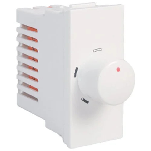 Electronic Fan Regulator - 220 Volt Power Source, White Finish | Adjustable Speed Settings, Remote Control, Silent Operation, Energy-Efficient Design