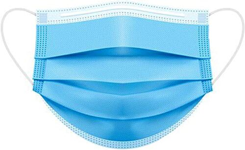 Medical Face Mask - 100% Cotton, 5 Inch Length | Blue, Eco-Friendly, Disposable, Sterilized