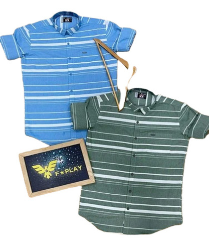Men Casual Wear Shirt - Cotton, Multicolor, Full Sleeves, Comfort Fit | Anti-Wrinkle, No Fade, Washable
