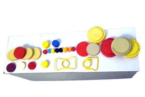 PET Bottle Caps - Plastic Material 50 mm Neck Size Round Shape | Pull-Push Design Available in Various Colors
