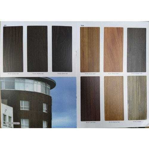 Multi-Color ACP Sheets - High Strength, Plain Pattern | Industrial Grade, Rectangular Shape, Mill Finish